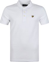 Lyle and Scott - Polo Wit - M - Regular-fit