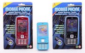 Speelgoed mobiele telefoon met geluid Blauw