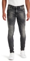 Purewhite - Jone 526 - Heren Skinny Fit   Jeans  - Zwart - Maat 28