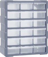 Organiser met 18 medium lades 38x16x47 cm