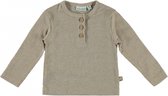 Babylook T-Shirt Henley Rib Sand Melee
