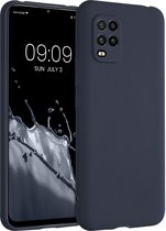 kwmobile telefoonhoesje geschikt voor Xiaomi Mi 10 Lite (5G) - Hoesje voor smartphone - Precisie camera uitsnede - In donkerblauw