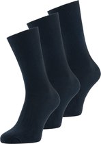 Modal antipress sokken 3 paar Marine blauw
