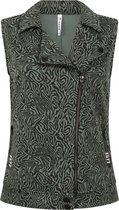 Zoso Vest Nadine 221  Green Black 1250 0000 Dames Maat - S