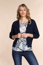 Geisha Vest Vest 24001 10 Navy Dames Maat - M