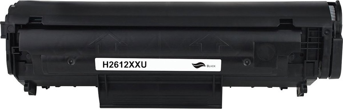 Image of HP Q2612A Toner Zwart - 4.000 pagina's - Huismerk Compatible - Geschikt voor Canon Fax-L100 Canon Fax-L120 Canon Fax-L140 Canon Fax-L160 Canon FAXPHONE L90 Canon I-Sensys MF-4150 Canon imageClass MF4150 Canon imageClass MF4350d