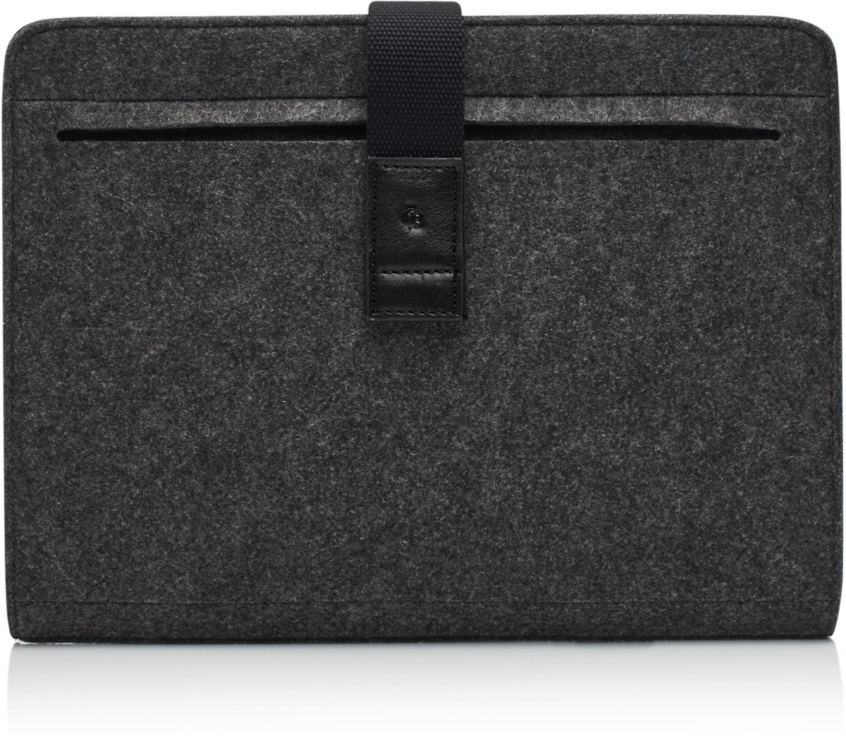 Castelijn en Beerens - Vilten Laptophoes 13 inch | Zwart