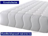 1-Persoons BAMBOO Matras -Koudschuim HR45 25 CM - Gemiddeld ligcomfort - 90x200/25