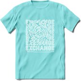 Exchange - Crypto T-Shirt Kleding Cadeau | Dames / Heren / Unisex | Bitcoin / Ethereum shirt | Grappig Verjaardag kado | Tshirt Met Print | - Licht Blauw - XL