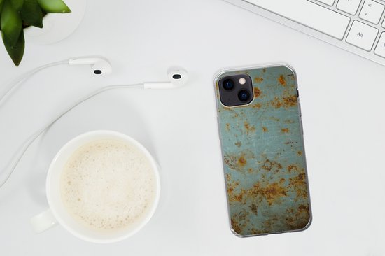 Coque iPhone 13 mini - Fer - Rouille - Patiné - Coque de téléphone en Siliconen