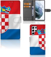 GSM Hoesje Geschikt voor Samsung Galaxy S22 Ultra Leuk Case Kroatië