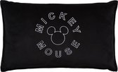 Zwart, rechthoekig kussen 50x30 cm - Mickey Mouse DISNEY