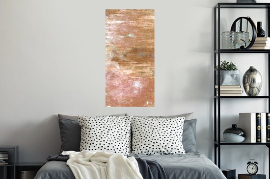 Stickers Stickers muraux - Bronze - Métal - Rouille - 40x80 cm - Feuille adhésive