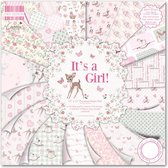 It's a Girl 12x12 Inch Paper Pad (FEPAD078)