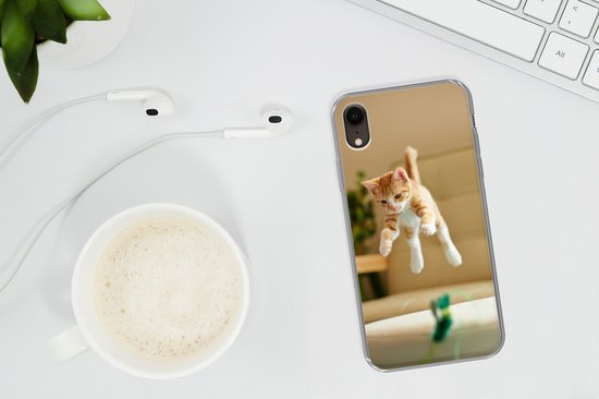 Coque iPhone XR - Chat - Printemps - Jouets - Coque de téléphone en Siliconen