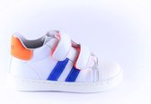 Clic sneaker CL-9891 velcro wit kobalt stripe-24