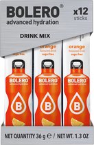 Bolero limonade sticks orange - suikervrij - 12 x 3g