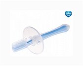 Canpol Babies siliconen tandenborstel- blauw-0m+ 0+ manden