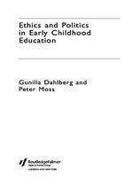 Contesting Early Childhood - Ethics and Politics in Early Childhood Education