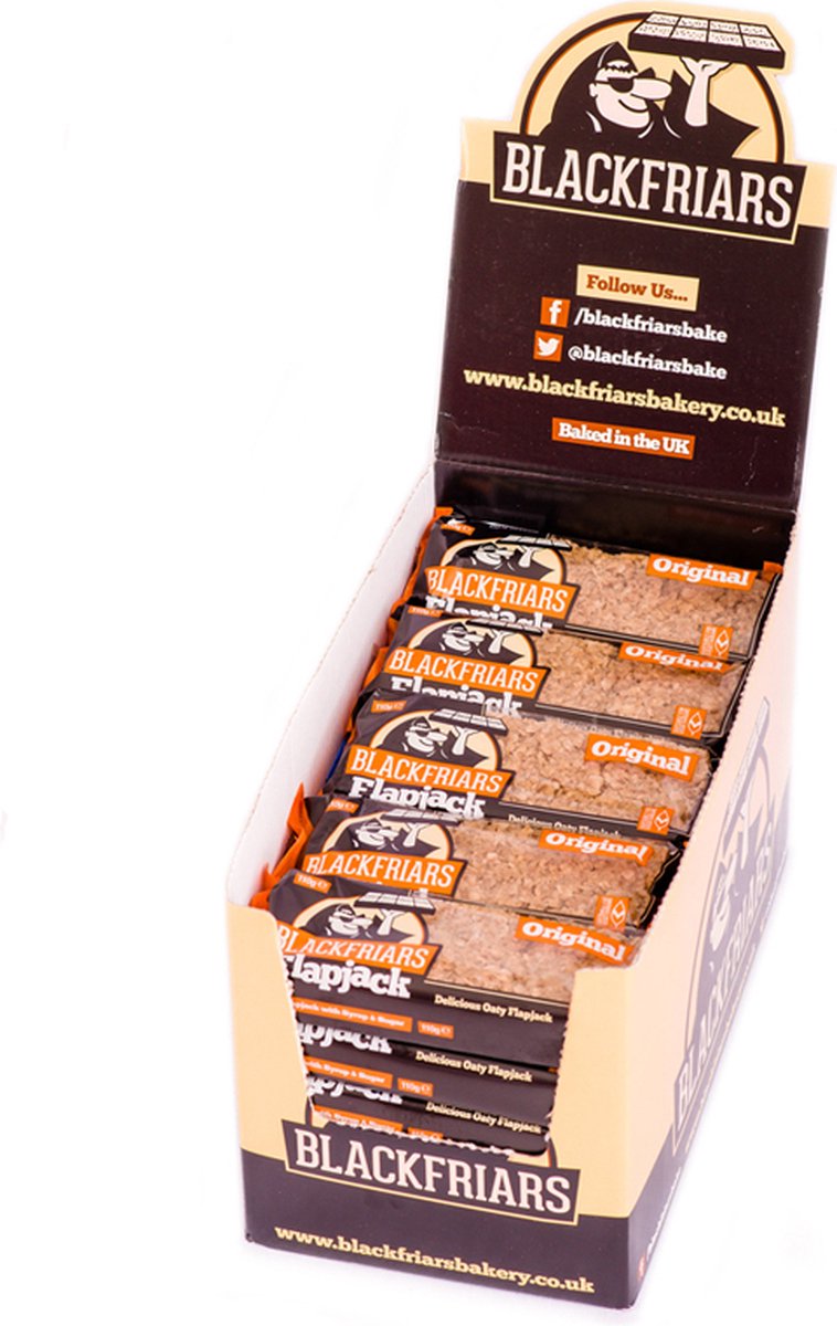 Goedkoopste Blackfriars Flapjacks - 25 x 110 gr - Original - 25 repen