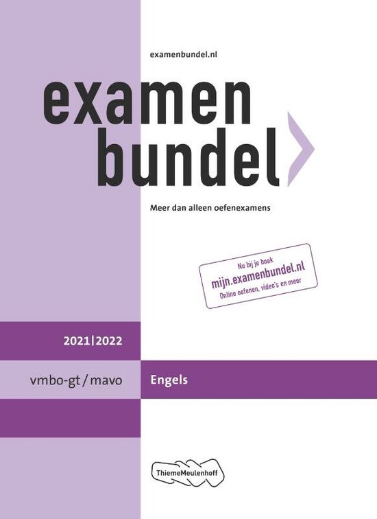 Examenbundel vmbo-gt/mavo Engels 2021/2022 | 9789006491456 | Boeken |  bol.com