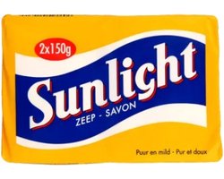 Sunlight Huishoudzeep - 1 verpakking 2 stukken zeep à 150 gram