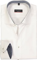 ETERNA modern fit overhemd - twill heren overhemd - wit (contrast) - Strijkvrij - Boordmaat: 45