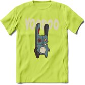 Voodoo pop T-Shirt Grappig | Halloween Kleding Kado Heren / Dames | Animal Skateboard Cadeau shirt - Groen - XL