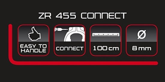 Insteekketting Trelock ZR455 Connect - 100cm - ø8mm - Zwart | bol.com