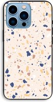 Case Company® - iPhone 13 Pro Max hoesje - Terrazzo N°23 - 100% Biologisch Afbreekbaar - Duurzaam - Biodegradable Soft Case - Milieuvriendelijke Print op Achterkant - Zwarte Zijkanten - Besch