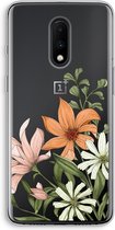 CaseCompany® - OnePlus 7 hoesje - Floral bouquet - Soft Case / Cover - Bescherming aan alle Kanten - Zijkanten Transparant - Bescherming Over de Schermrand - Back Cover