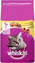 Whiskas droog adult kip (3,8 KG)