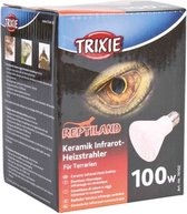 Trixie reptiland keramische infrarood warmtestraler (7,5X7,5X10 CM 100 WATT)