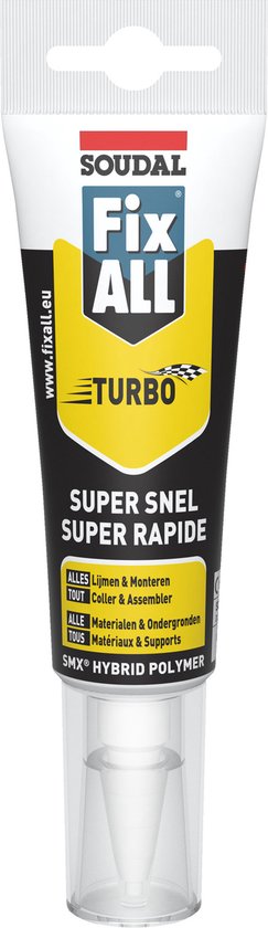 Soudal lijm 'Fix All Turbo' wit 125 ml - Soudal