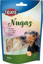 Trixie nugaz noga hondensnack runderhuid met kip (100 GR)