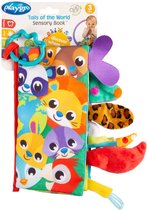 Playgro Voelboekje Staarten van de wereld - Activiteitenboekje - Babyboek - Speelgoed Baby - Speelgoed 1 jaar - Baby Speelgoed