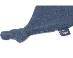 foto van Jollein - Speendoekje Badstof Leaf (Jeans Blue) - Speenknuffel, Speendoekje Baby, Speendoek - Polyester-katoen