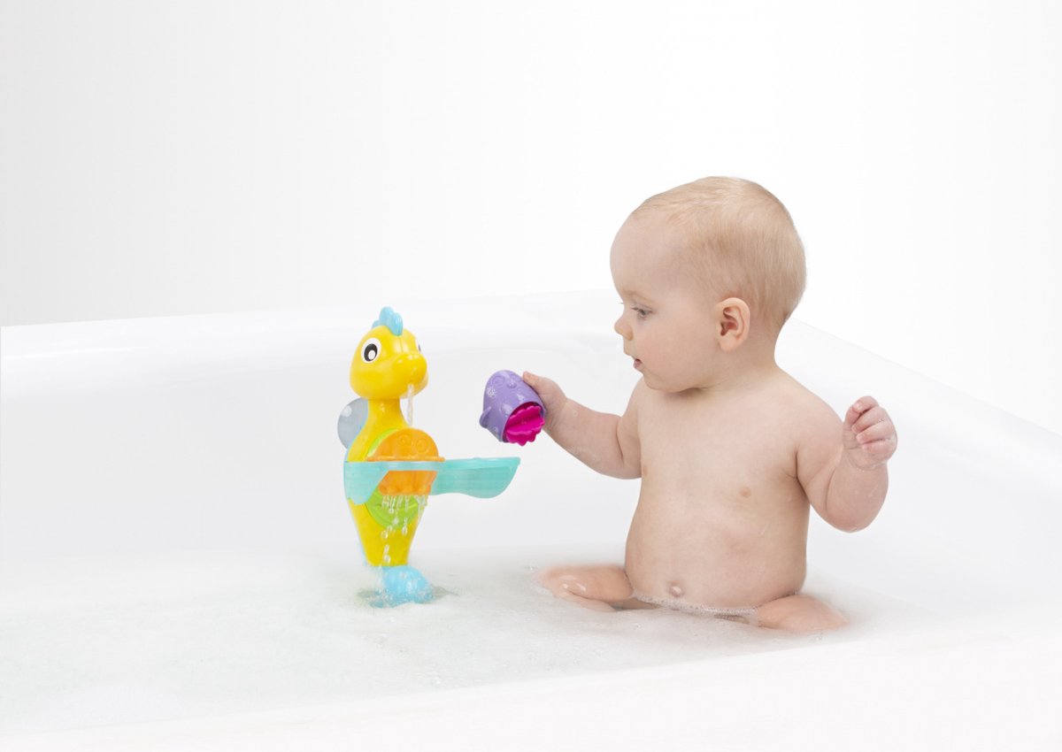 Playgro Fountains of Fun Seahorse and Cups Badspeeltje Zeepaardje