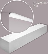 NMC NE1 PURE-box NOMASTYL Noel Marquet 1 doos 110 stukken Kroonlijst modern design wit | 220 m