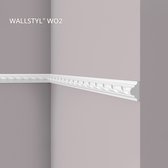 Wandlijst NMC WO2 WALLSTYL Noel Marquet Sierlijst Lijstwerk modern design wit 2 m