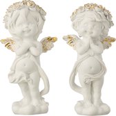 Engel - Engel | polyester | wit - goud | 13x11x (h)25 cm