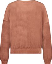 Hunkemöller Dames Nachtmode Velours Top  - Roze - maat S
