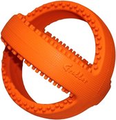 GRUBBER VOETBAL ORANJE 18 CM