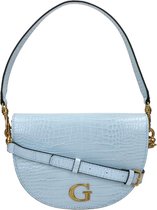 Guess Kleine  Schoudertas / Crossbody Tas  Dames     - Danna - Crocoprint -  Blauw