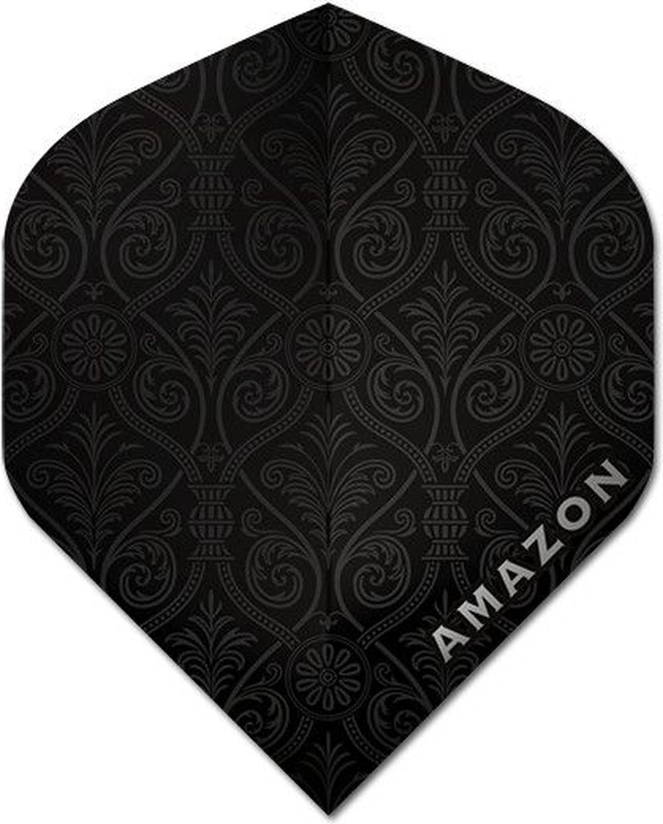 Amazon Pattern 100 Black - Dart Flights