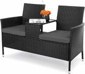 Gardens™ Tuinstoelen Set - Tuinset - Tuinstoelen Zwart - Tuinmeubels - Moderne Look