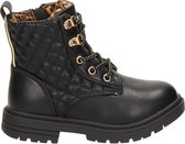 Nelson Kids meisjes veterboot - Zwart - Maat 31