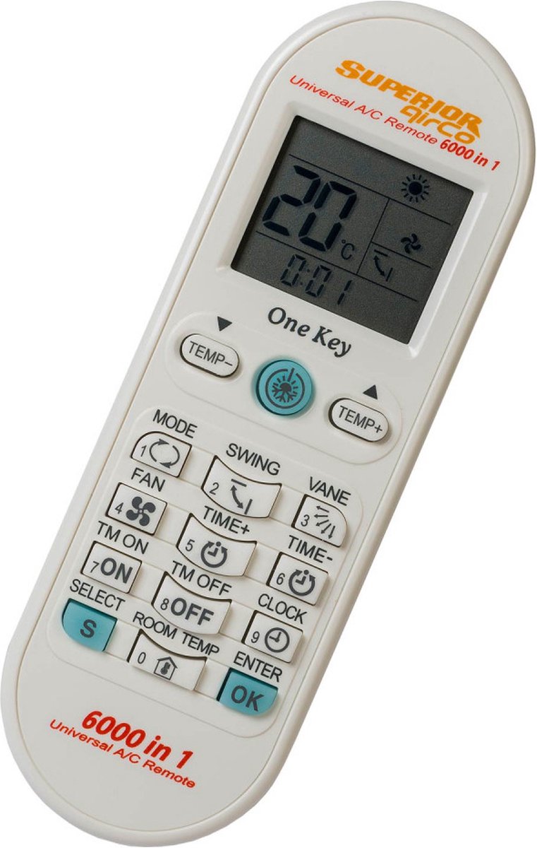Superior AirCo 6000 afstandsbediening IR Draadloos Drukknopen
