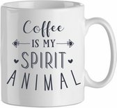 Mok 'Coffee is my spirit animal' | Coffee| Koffie| Kadootje voor hem| Kadootje voor haar