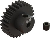 26T 0.8Mod 1/8 Bore CNC Steel Pinion Gear